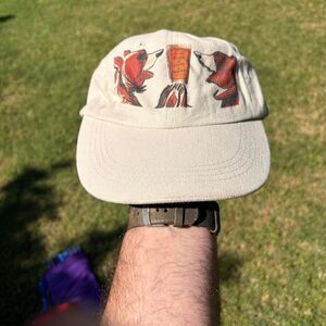 Unbranded Men's Cream and White Hat